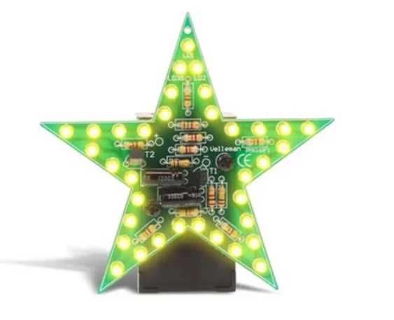 Flashing LED Star Soldering Kit