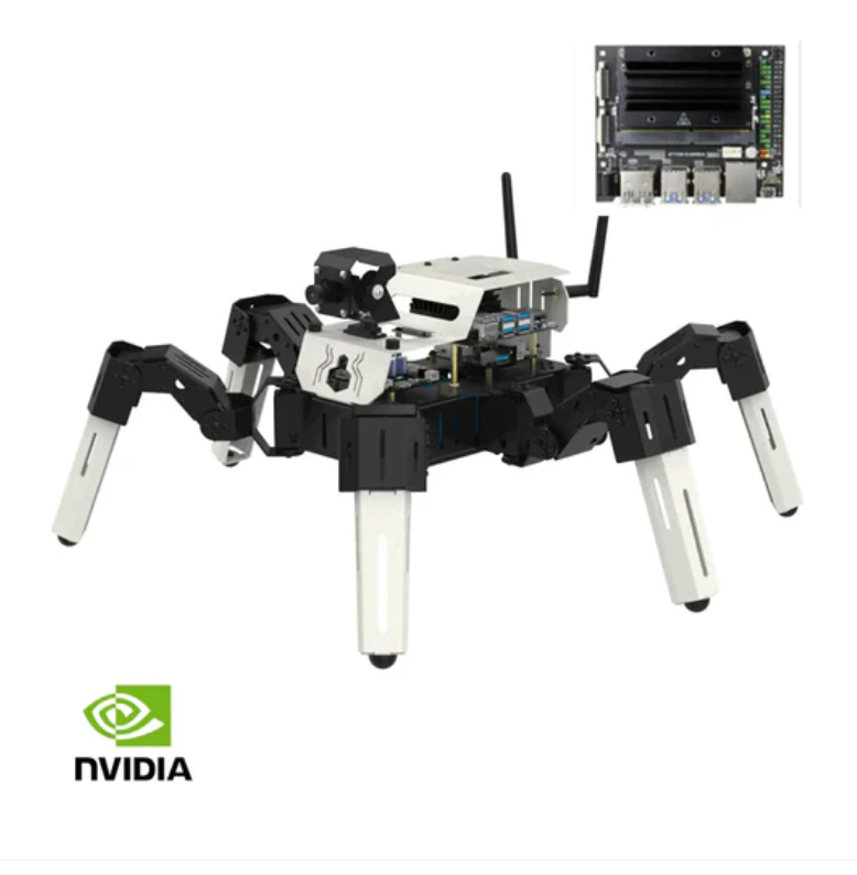 18DOF Muto S2 Hexapod Robot --Jetson NANO Version (with Jetson NANO SUB Board)