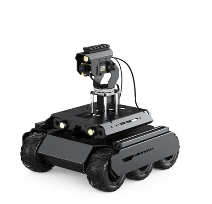 Waveshare UGV Rover Open Source 6-wheel 4WD AI Robot, Dual Controllers, Full Metal Body, Computer Vision, for Raspberry Pi 4B / Raspberry Pi 5