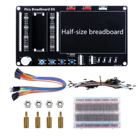 52Pi Breakout Kit Half-Size Breadboard for Raspberry Pi Pico / Pico W